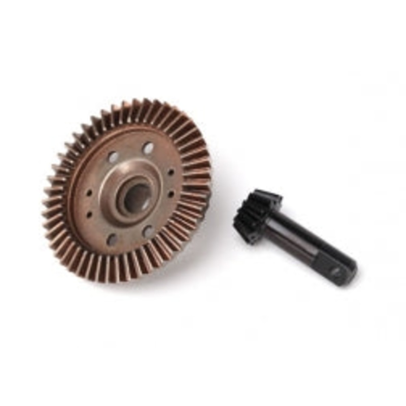 TRAXXAS 6778 Ring gear, differential/ pinion gear, differential (12/47 ratio) (front)