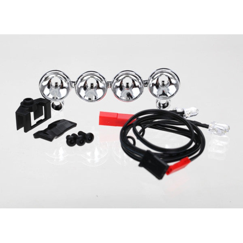 TRAXXAS 6784 Led Lightbar Chrome 4 Clear Lights