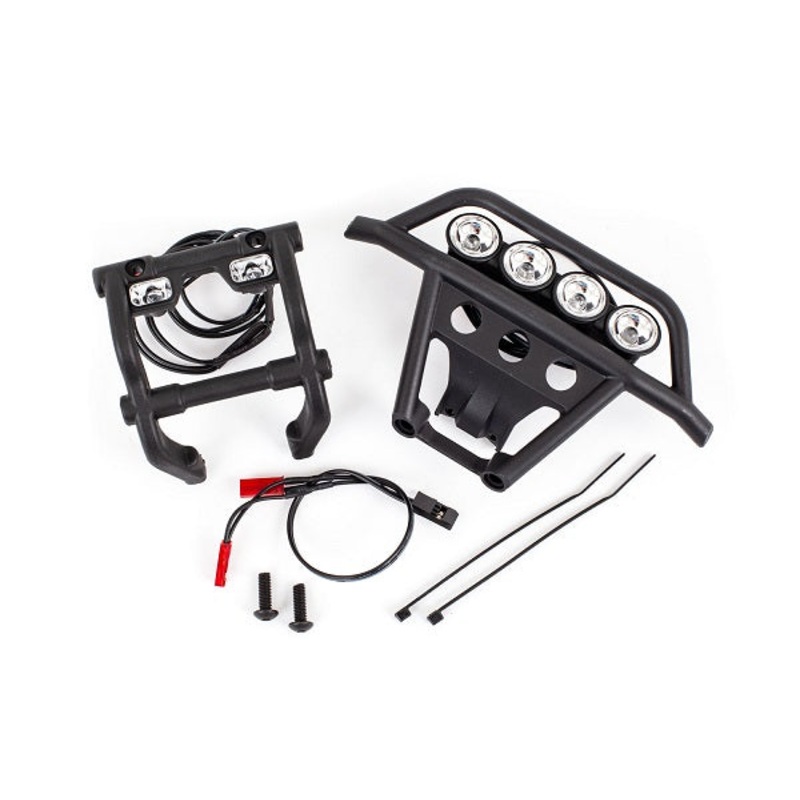 TRAXXAS 6794 LED light set, complete (includes front and rear bumpers with LED light bar, rear LED harness, & BEC Y-harness) (fits 4WD Stampede)