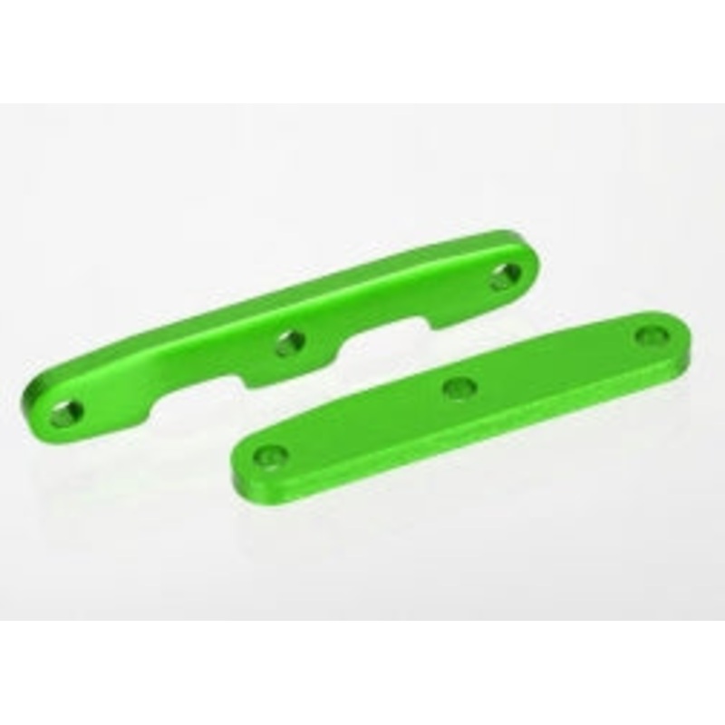 TRAXXAS 6823G Bulkhead tie bars front & rear aluminum green-anodized