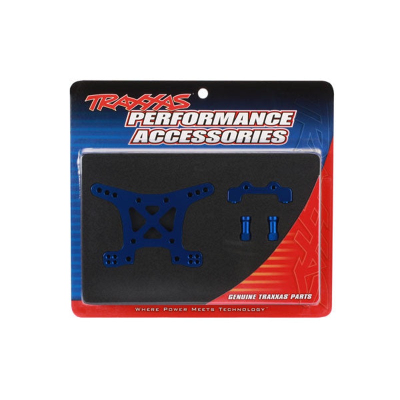 TRAXXAS 6839X Shock Tower Front Blue Aluminum