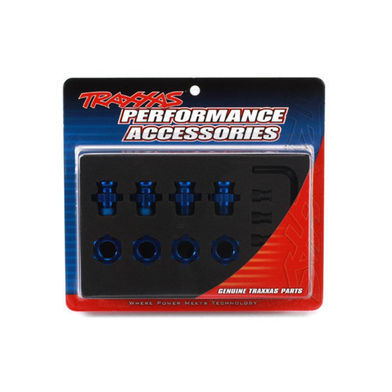 TRAXXAS 6856X Wheel Hubs 17mm Blue