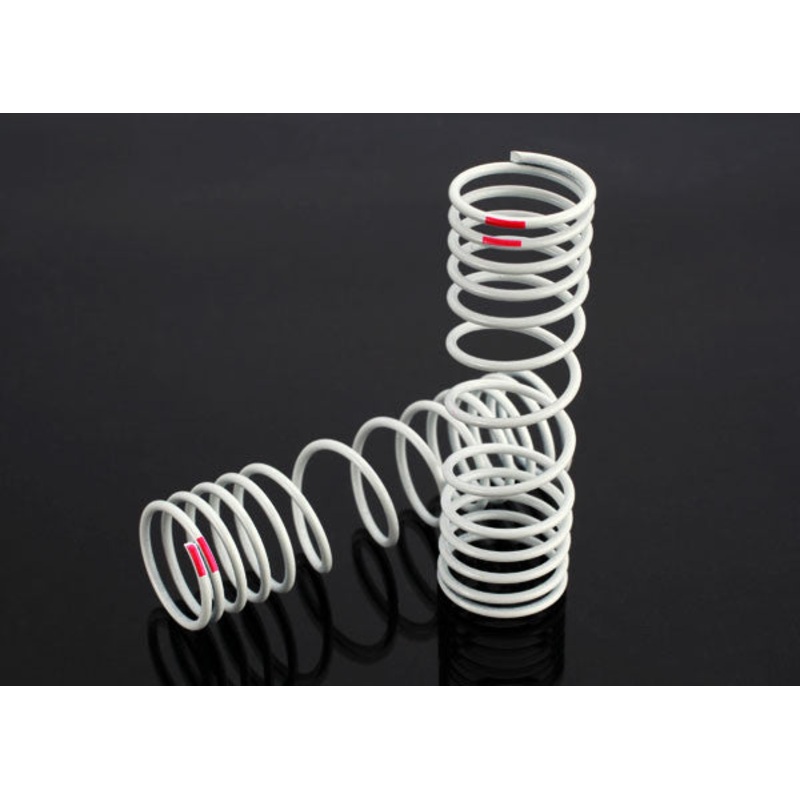 TRAXXAS 6867 Springs, rear (progressive, +10% rate, pink) (2) : SLASH 4X4, STAMPEDE 4X4