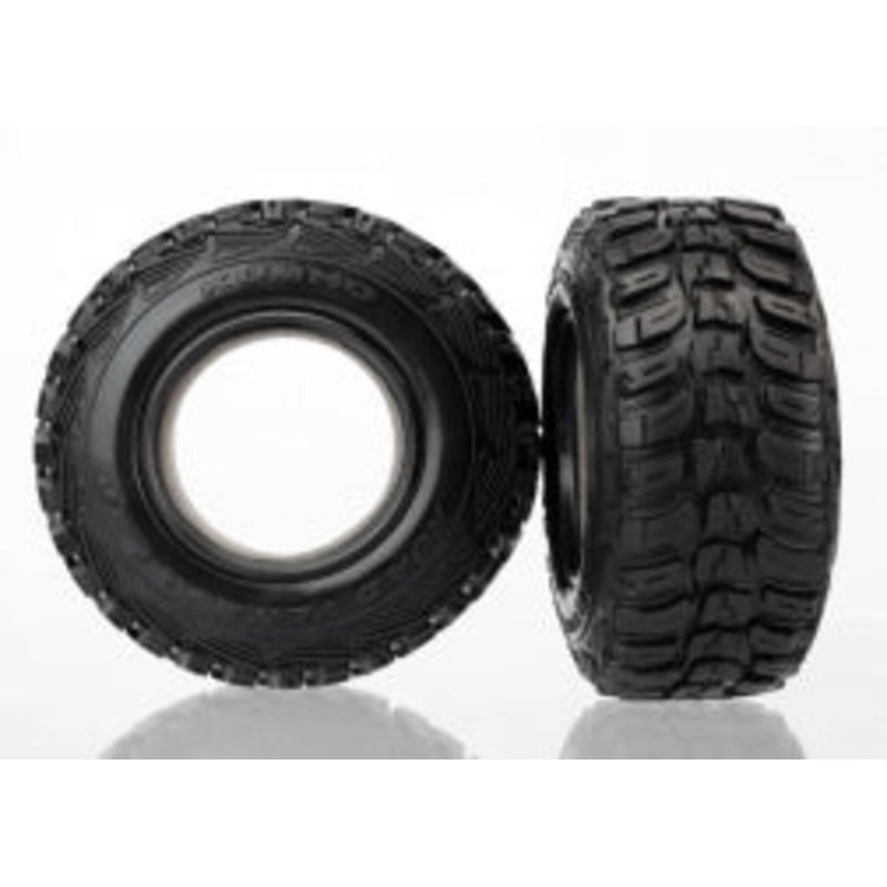 TRAXXAS 6870R Tires, Kumho, ultra-soft S1 off-road racing compound dual profile 4.3x1.7 - 2.2/3.0 (2)/ foam inserts (2)