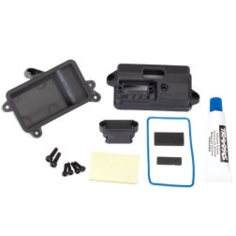 TRAXXAS 6724 Box, receiver sealed w/ foam pad 2.5x8mm CS (4)/ 3x10mm CS (2)