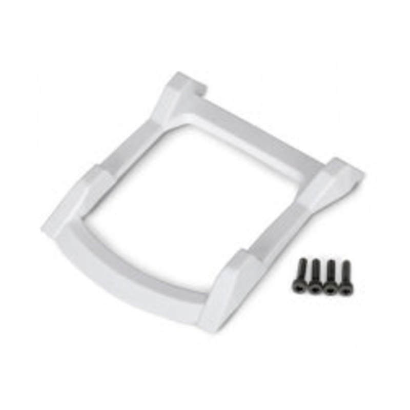 TRAXXAS 6728A Skid plate, roof (body) (white)/ 3x12 CS (4)