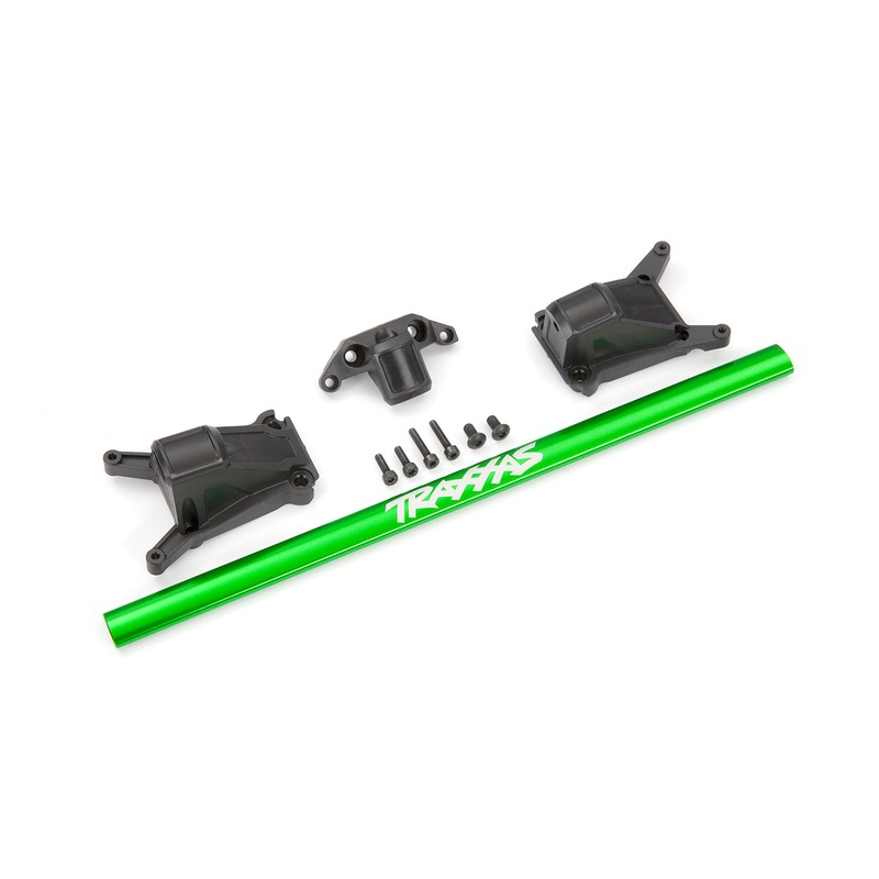 TRAXXAS 6730G Green Chassis Brace Kit Rustler Slash 4x4 w/ LCG chassis
