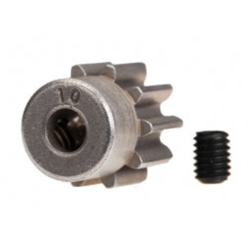 TRAXXAS 6746 Pinion Gear 32P 10T steel w/ set screw