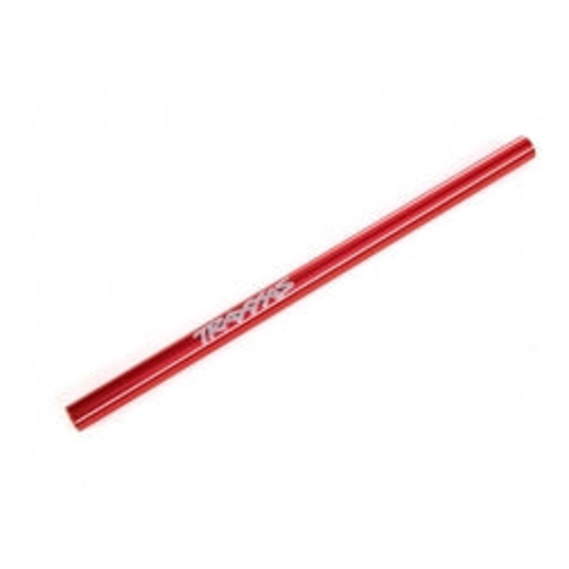 TRAXXAS 6755R Driveshaft, center, 6061-T6 aluminum red-anodized