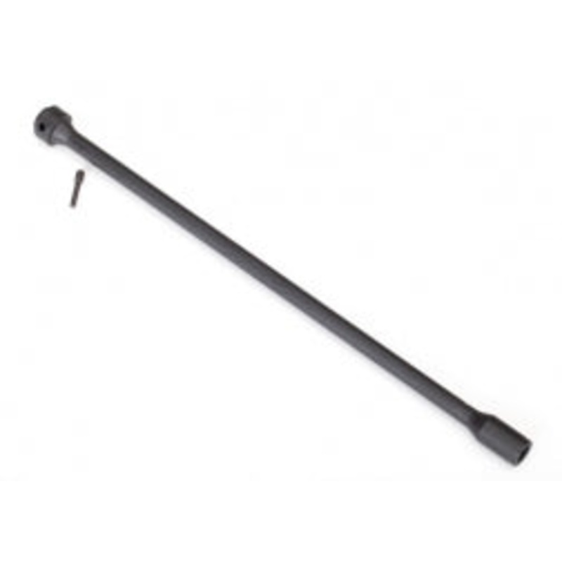 TRAXXAS 6767 Driveshaft, center, plastic, (black)/ screw pin Rustler 4x4