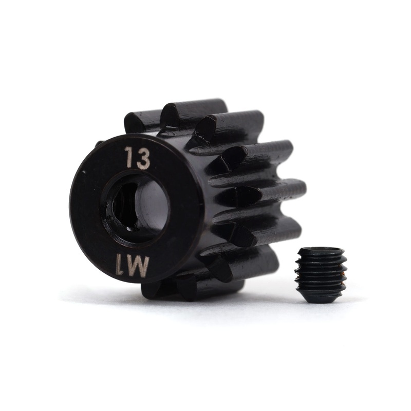 TRAXXAS 6483X Gear, 13-T pinion (1.0 metric pitch) (fits 5mm shaft)/ set screw