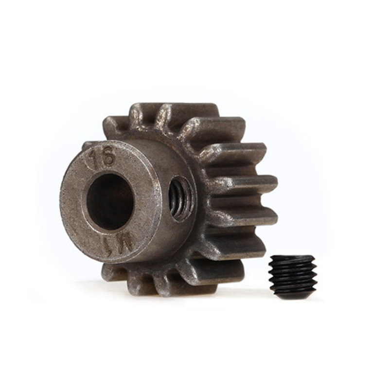 TRAXXAS 6489X Pinion Gear 1mod 16T pinion fits 5mm shaft)/ set screw compatible with steel spur gears