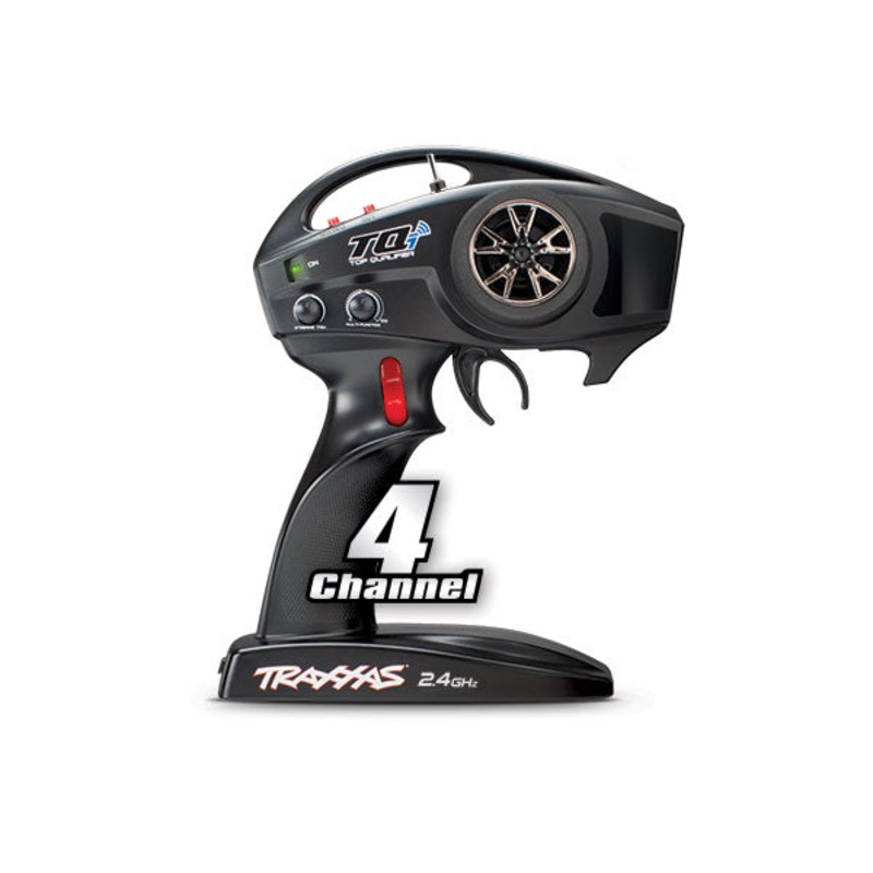 TRAXXAS 6507R TQi 2.4 GHz High Output radio system, 4-channel with Traxxas Link Wireless Module, TSM (4-ch transmitter, 5-ch micro receiver)
