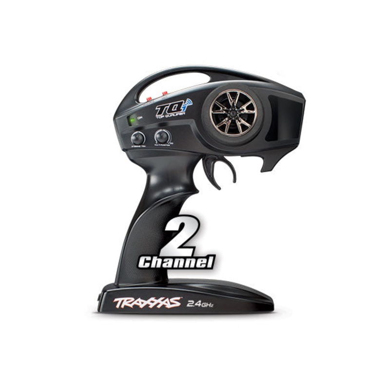 TRAXXAS 6509R TQi 2.4 GHz High Output radio system, 2-channel, Traxxas Link enabled, TSM (2-ch transmitter, 5-ch micro receiver)