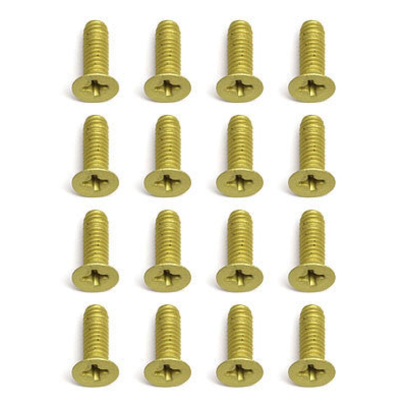 ASSOCIATED 6280 Screws Flat Head Aluminum 8-32x1