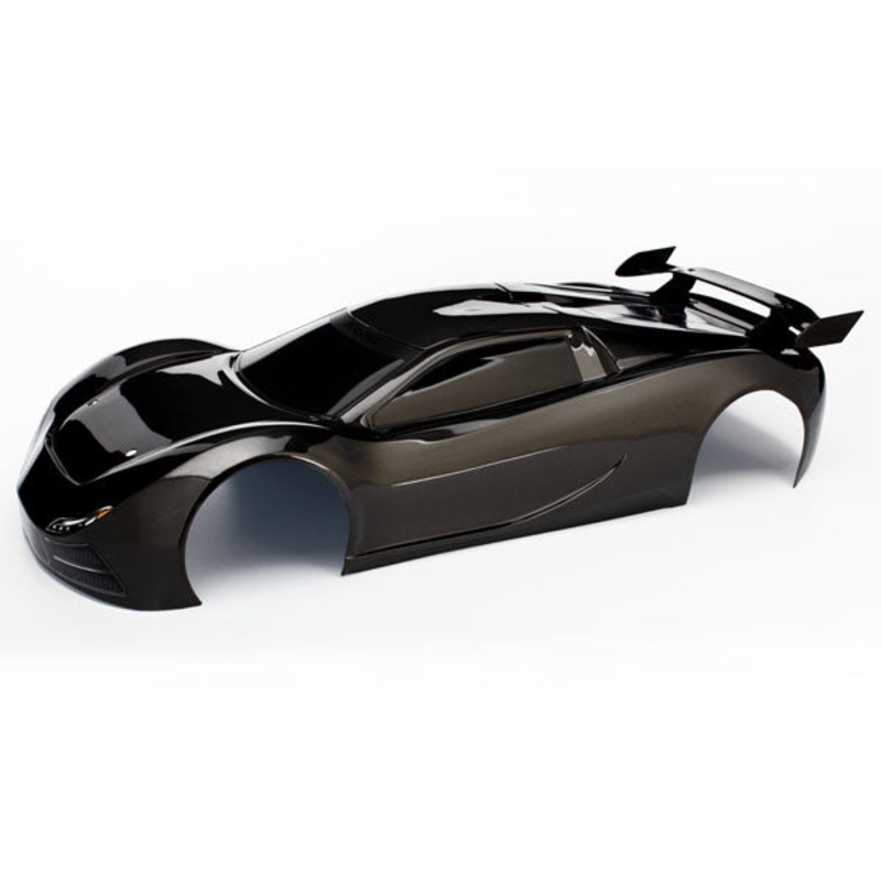TRAXXAS 6411X XO-1 Body Black. Painted w/ Decals Applied, Assembled With Wings