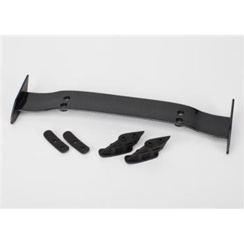 TRAXXAS 6414G Wing (exocarbon)/ wing mounts (2)/ washers (2)