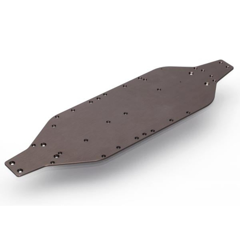TRAXXAS 6422 Chassis, 6061-T6 aluminum (dark titanium anodized)