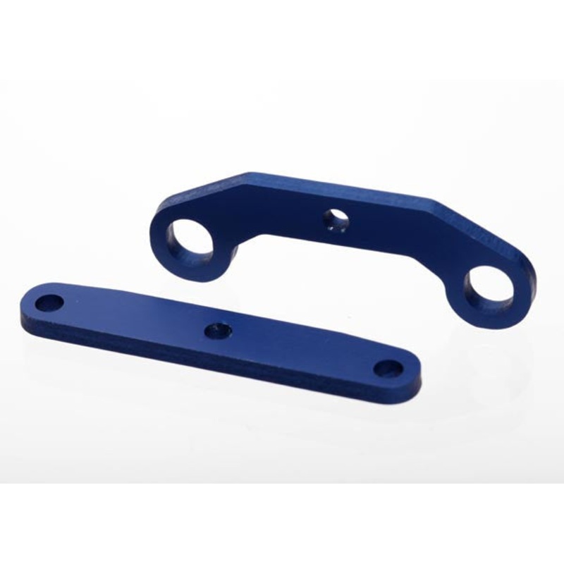 TRAXXAS 6423 Bulkhead tie bars, front & rear, aluminum (blue-anodized)