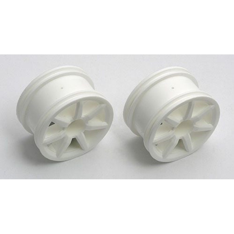 ASSOCIATED 21288 Spoked Wheels, White (Pr): 18R *DISC*