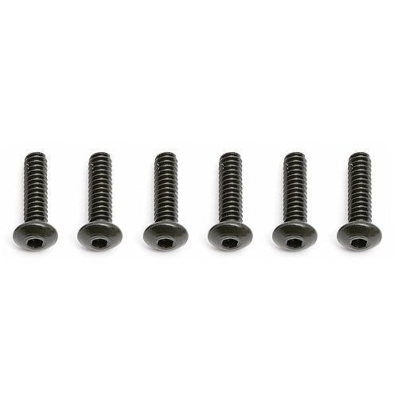 ASSOCIATED 2221 Button Head Cap Screw 4-40x7/16 TC4 (6)