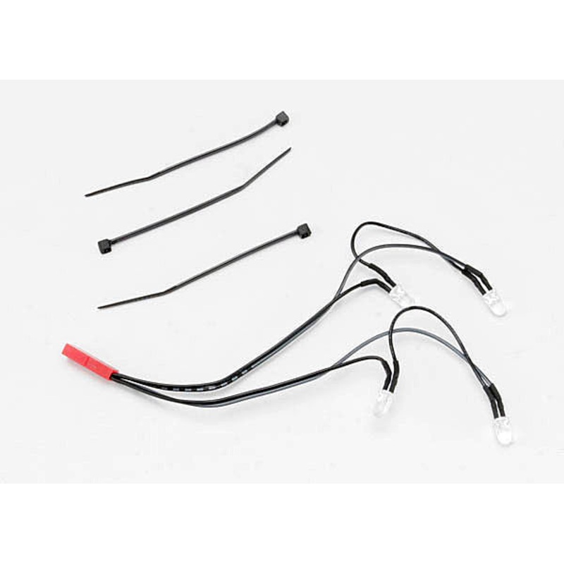 TRAXXAS 5689 LED lights, front harness (4 clear lights), Summit