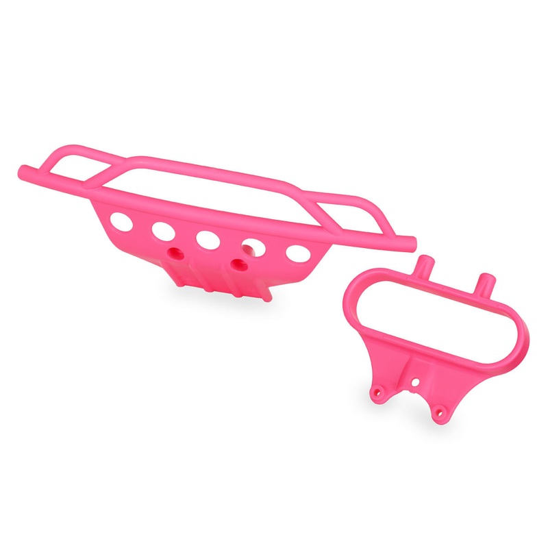 TRAXXAS 5835P Bumper, front/ bumper mount front pink