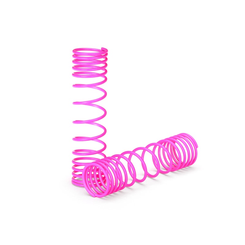 TRAXXAS 5858P Rear Springs Progressive Rate 2; Pink