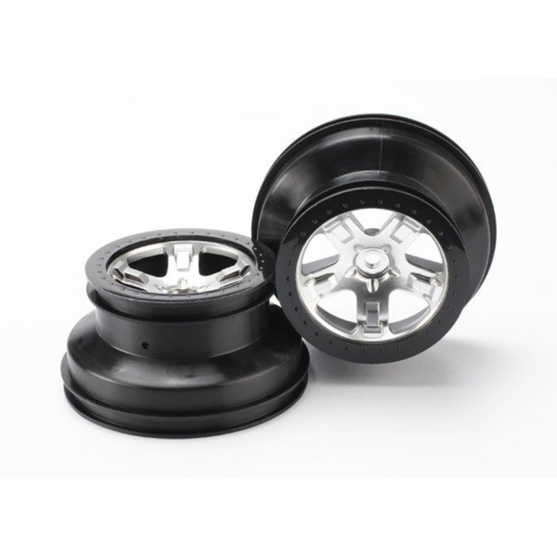 TRAXXAS 5872X Wheels Chrome Black Beadlock