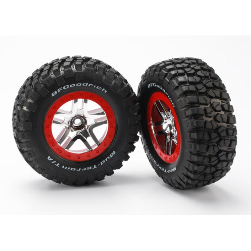 TRAXXAS 5877A Tire/Wheel Assembly Glued Slash 2WD