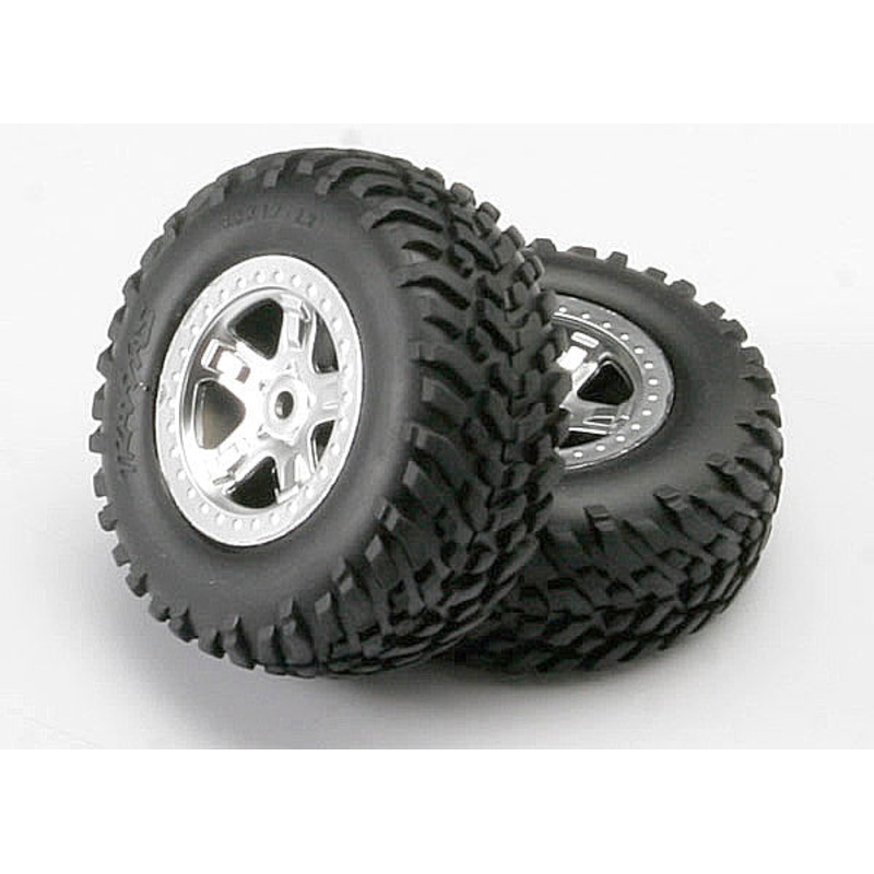 TRAXXAS 5973 Tires & Wheels Assembled Slayer 14mm