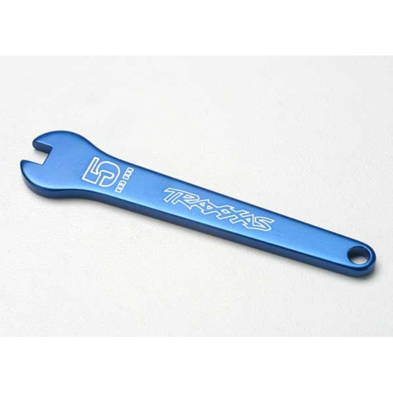 TRAXXAS 5477 Flat wrench, 5mm (blue-anodized aluminum)