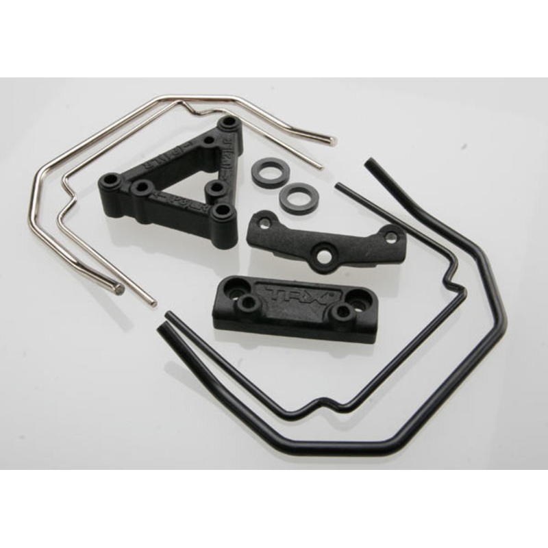 TRAXXAS 5496 Sway bar mounts (front & rear) (Revo)/ sway bar wires (front & rear) (4)/ drill guide/ spacers