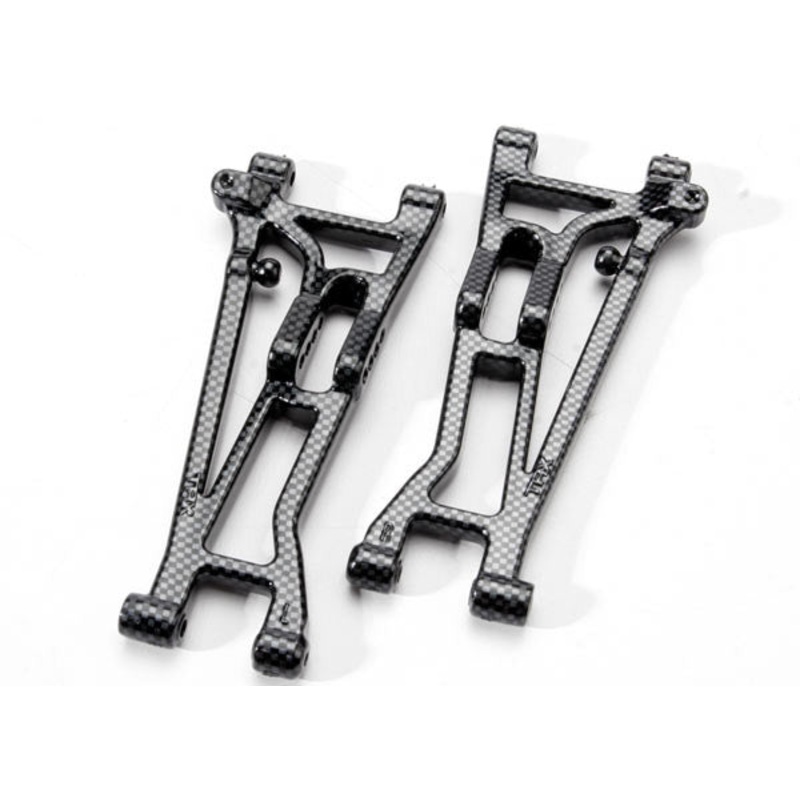 TRAXXAS 5531G Suspension arms, front (left & right), Exo-Carbon finish (Jato)