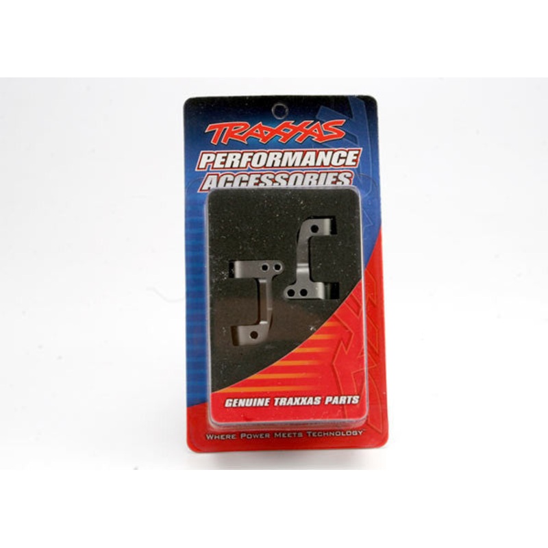 TRAXXAS 5536X Caster blocks, 25-degree, titanium-anodized 6061-T6 aluminum (left & right) *DISC
