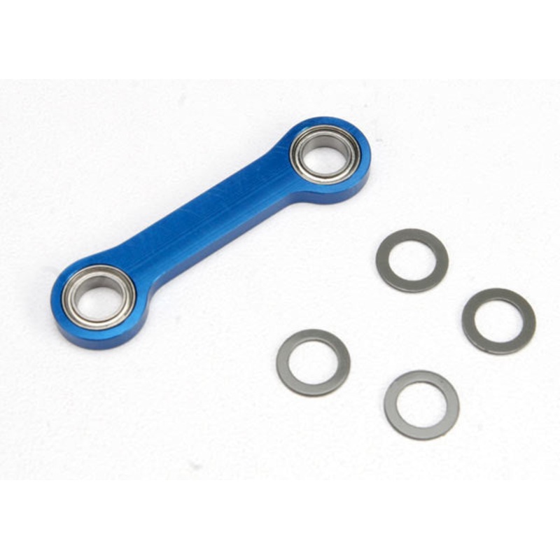 TRAXXAS 5542X Drag link, machined 6061-T6 aluminum (blue-anodized)/ 5x8x2.5 ball bearing (2)