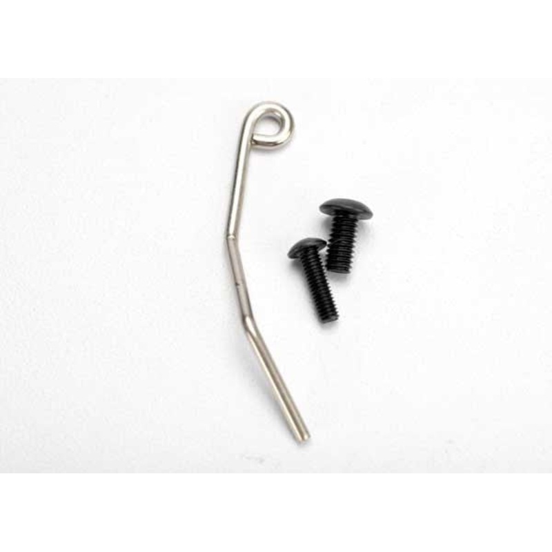 TRAXXAS 5546 Hanger, metal (for tuned pipe)/ 4x8 BCS (1)/ 3x10 BCS (1)
