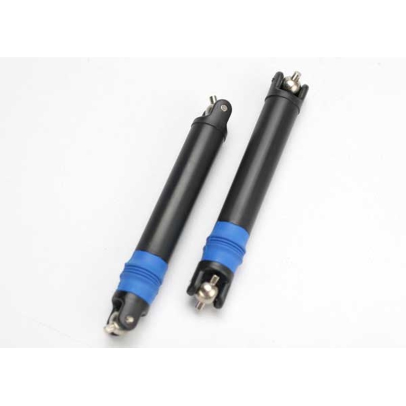 TRAXXAS 5550 Half shaft set, left or right (internal splined half shaft/ external splined half shaft/ rubber boot/ metal U-joints) (assembled with glued boot) (2 assemblies)