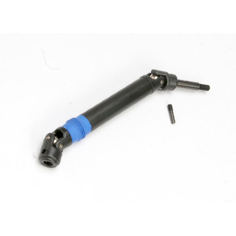 TRAXXAS 5551 Driveshaft assembly (1), left or right (fully assembled, ready to install)/ M3/12.5mm yoke pin (1)