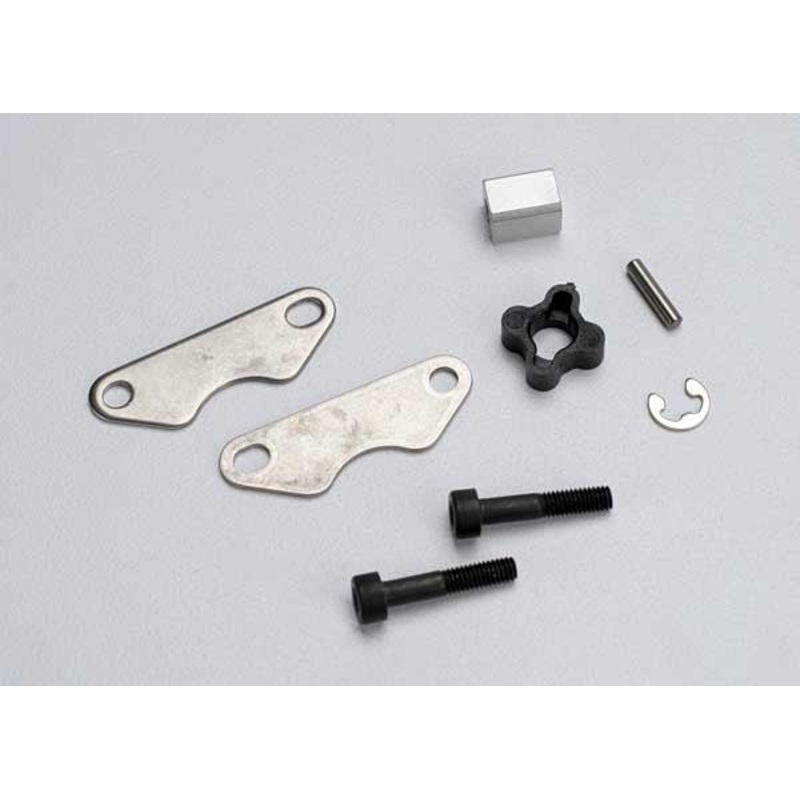 TRAXXAS 5565 Brake pads (2)/ brake disc hub/ 3X15 CS (partially threaded) (2)/2mm pin (1)/ 4mm e-clip (1)