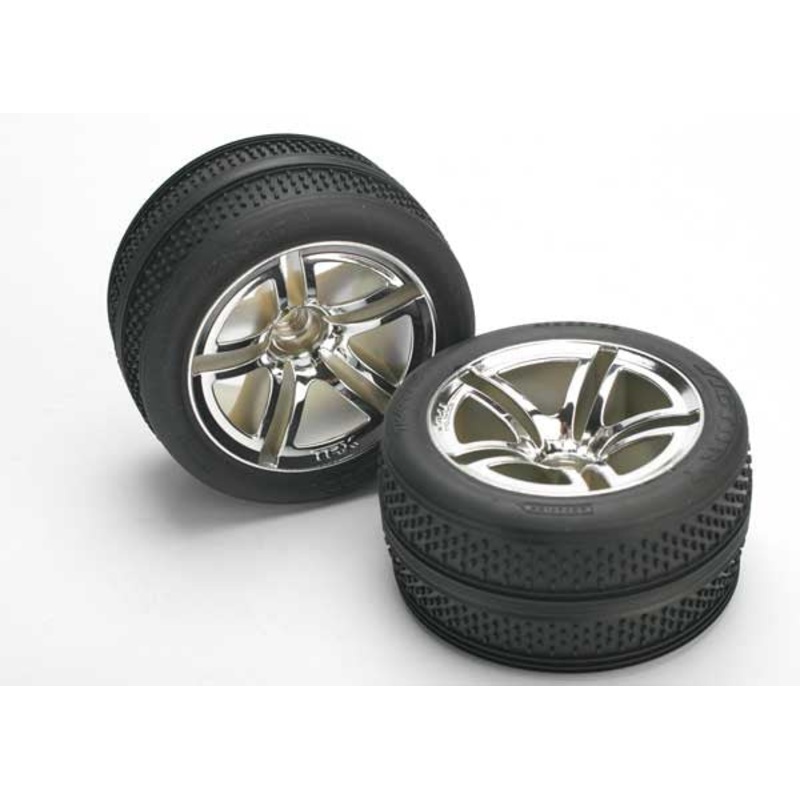 TRAXXAS 5575 Tires & Wheels Twin Spoke Wheels Victory Tires