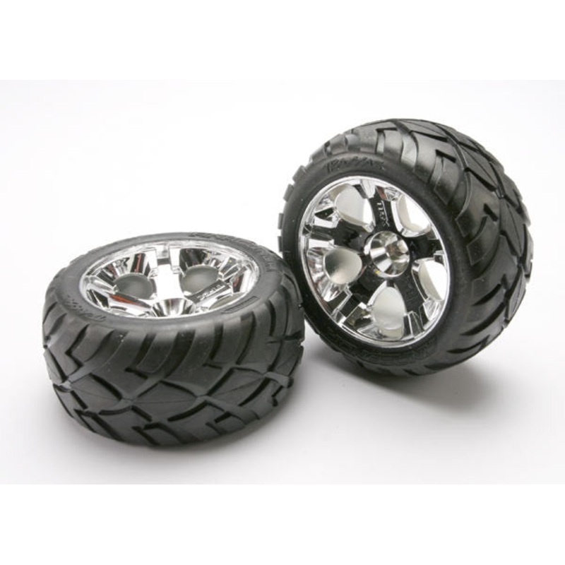 TRAXXAS 5577R Tires & Wheels Front Jato 3.3