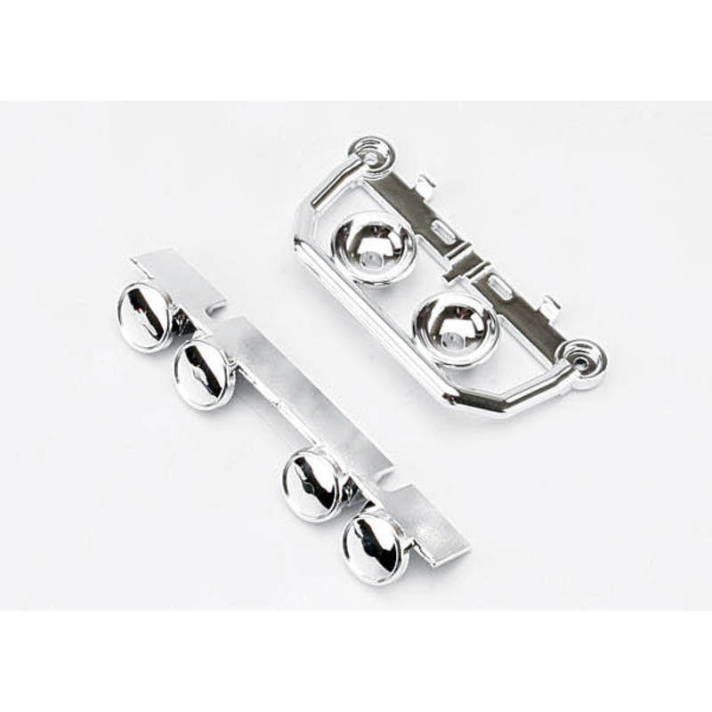 TRAXXAS 5634 Lightbar, front bumper (chrome) (1), roof lightbar (chrome) (1)