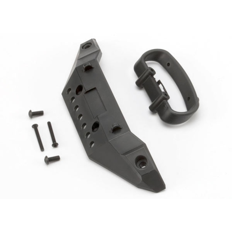 TRAXXAS 5635 Bumper, front/ bumper mount, front/ 4x10mm BCS (2)/ 3x25mm BCS (2)