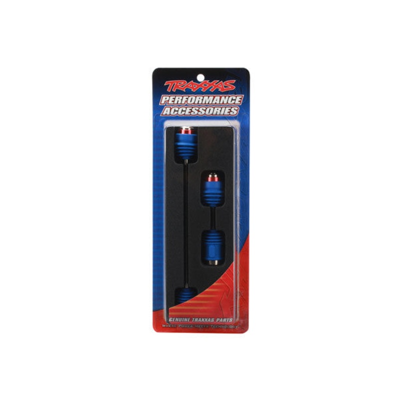 TRAXXAS 5650R Driveshafts, center E-Revo (steel constant-velocity) front (1)/ rear (1) (assembled with inner and outer dust boots, for E-Revo & Summit)