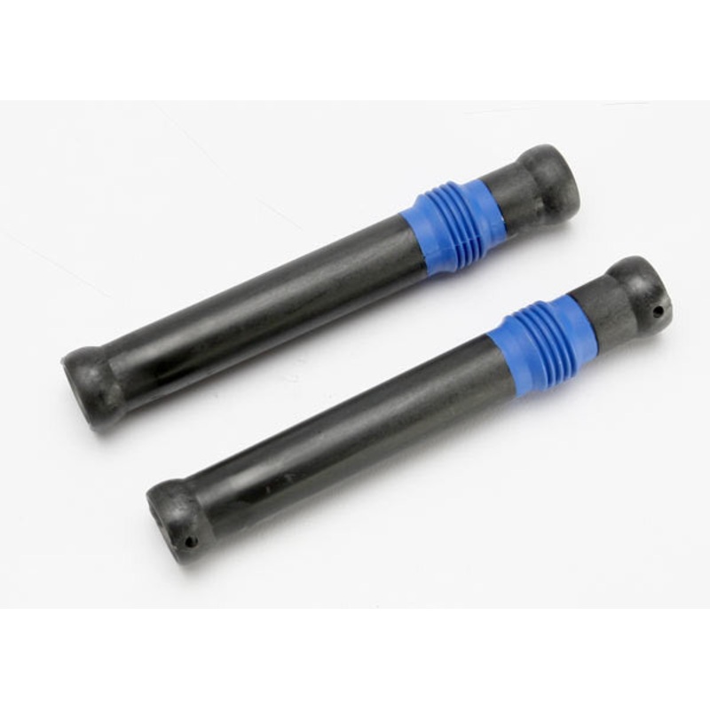 TRAXXAS 5656 Half shaft set, long (plastic parts only) (internal splined half shaft/ external splined half shaft/ rubber boot) (assembled with glued boot) (2 assemblies)