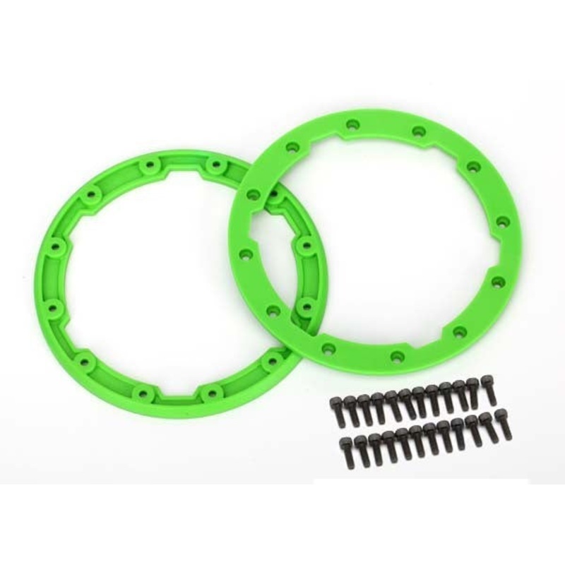 TRAXXAS 5664 Sidewall Protector Beadlock Style Green (2)