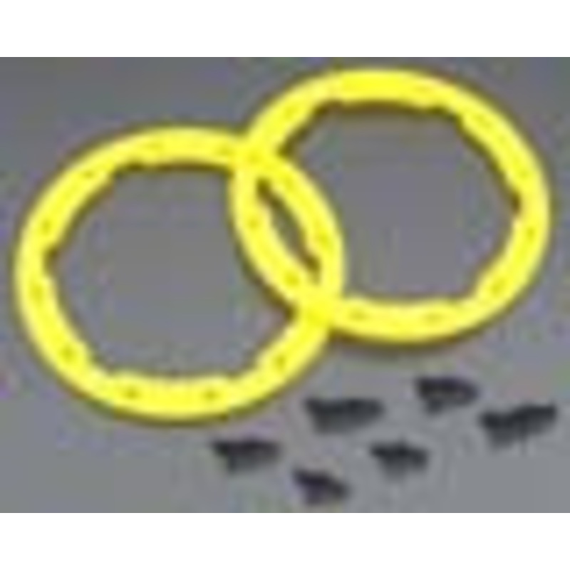 TRAXXAS 5665 Sidewall Protector Beadlock Yel (2)