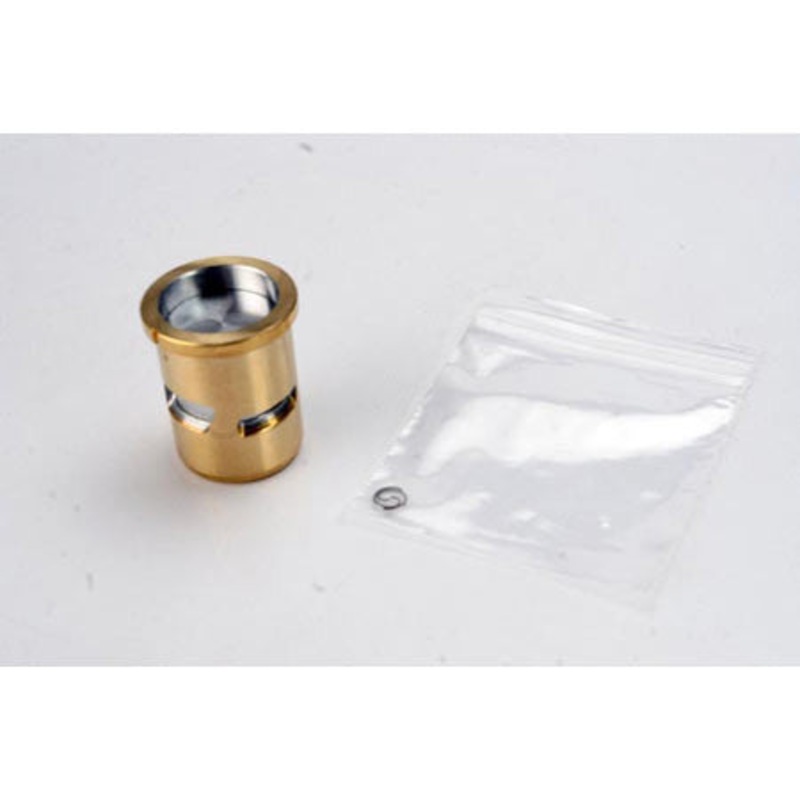 TRAXXAS 5290 Piston/Sleeve TRX 3.3 Piston/sleeve (matched set), wrist pin clips (2) (TRX 3.3)