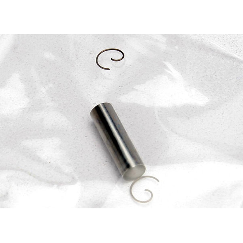 TRAXXAS 5291 Wrist pin, wrist pin clips (2) (TRX 3.3)
